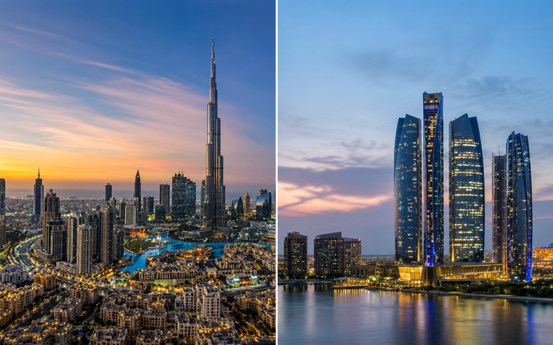 Dubai and Abu Dhabi