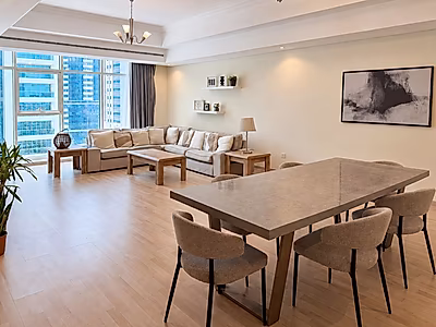 Luxury 2-Bedroom + Maid's Room | Fully Furnished | Stunning Lake View | Tamweel Tower, JLT