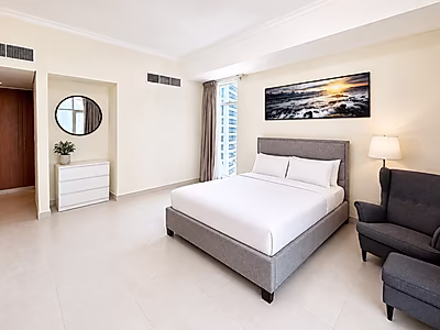 Luxury 2-Bedroom + Maid's Room | Fully Furnished | Stunning Lake View | Tamweel Tower, JLT