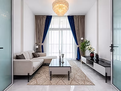Furnished | 1BR | Infront of Metro Station